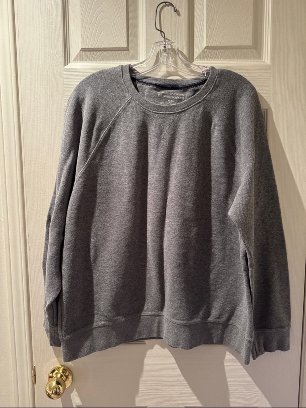 Denver Hayes Men's Gray Crewneck Sweatshirt